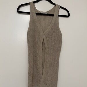 Beautiful Zenana opened front sweater vest